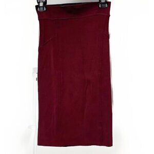Opening Ceremony Women’s Burgundy Straight Skirt Small Knee Length Quiet Luxury